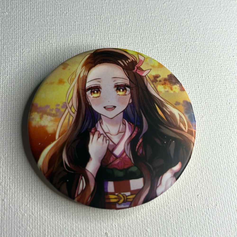 Demon Slayer | Anime | 2.36” Button Pin | Nezuko